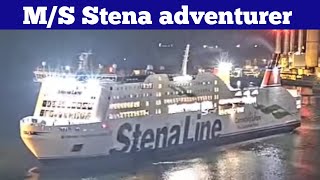 Stena line MS Stena adventurer arriving to Dublin [upl. by Strong]