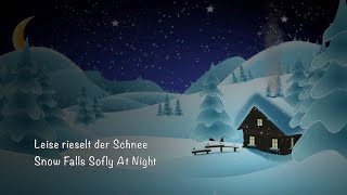 Leise rieselt der Schnee  original Text  Traditionelles deutsches Weihnachtslied mit Flötenmusik [upl. by Assi]