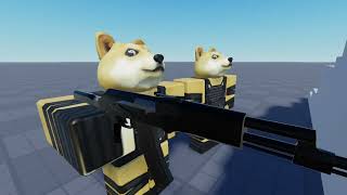 Doge Vs Cats Roblox Animation [upl. by Esma]