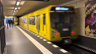 UBahn Berlin — H01 consist 5033 departing Bernauer Str U8 [upl. by Rubia174]