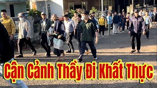 Sáng ngày 5 tháng 11 Cận Cảnh Thầy Minh Tuệ đi Khất Thực [upl. by Alehc]