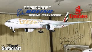 Papercraft Emirates Boeing 777300ER [upl. by Kinch517]