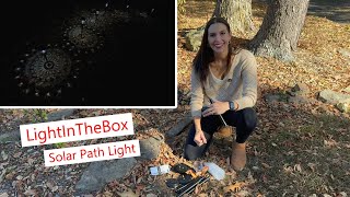 LightInTheBox Solar Path Light beautiful lighting effect outdoorlighting solarlight solarlighting [upl. by Theadora]