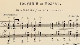 John Balsir Chatterton 180471  Souvenir de Mozart for Harp on Melodies from Don Giovanni K 527 [upl. by Zima]