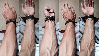 get veiny Forearms permanently  in less than 3 min at home [upl. by Alohs]