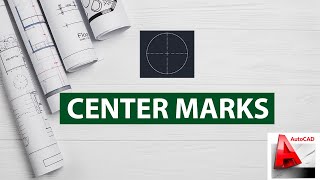 How to add center mark in AutoCAD  AutoCAD Tutorials 2021 [upl. by Htenywg]