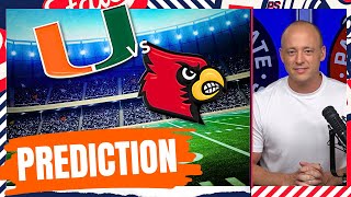 Miami vs Louisville  Josh Pates Preview amp Prediction [upl. by Essilevi396]