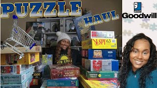 PUZZLE HAUL BITS AND PIECES GALORE  PUZZLE HAUL thrift [upl. by Suoinuj]