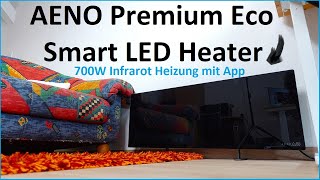 Günstig durch den kalten Winter heizen AENO Premium Eco Smart LED Heater moschuss [upl. by Mloclam]