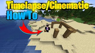 How To Record TimelapseCinematic Video in Minecraft  Bangla [upl. by Booth195]