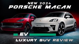 New 2024 Porsche Macan EV Review  GoPureCars [upl. by Nivat]