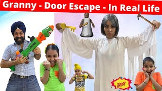 Granny Horror Game  Door Escape  In Real Life  RS 1313 VLOGS  Ramneek Singh 1313 [upl. by Dieball]