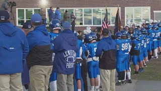 Community comes together at LewistonAuburn football game one week after mass shooting [upl. by Schrader360]