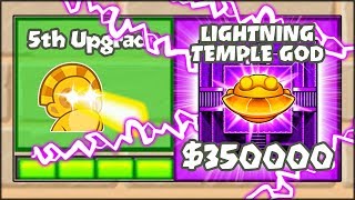 5TH TIER UPGRADES MOD  THE LIGHTNING TEMPLE OF THE GOD  Bloons TD Battles HackMod BTD Battles [upl. by Ydnal634]