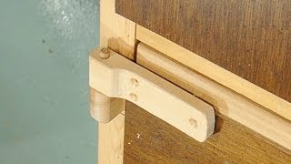 Making wooden hinges [upl. by Partridge]