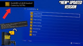 NEW GOLD HEN v24b18 Update For PS4 Jailbreak FW 1100 by SiSTRo [upl. by Elleina]