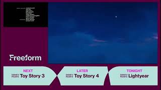 Toy Story 2 1999 end credits Freeform live channel [upl. by Drew]