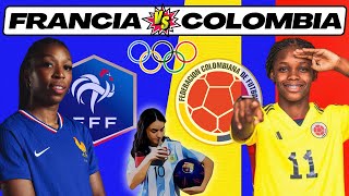 FRANCIA vs COLOMBIA 🎙️ COMENTARIOS EN VIVO ⚽ FASE de GRUPOS JJOO París 2024 [upl. by Flita]