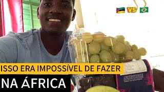 MINHA PRIMEIRA COMPRA DO MÊS MORANDO NO BRASIL  COMO ESTRANGEIRO ISSO É COISA DE RICO NA ÁFRICA [upl. by Einra]