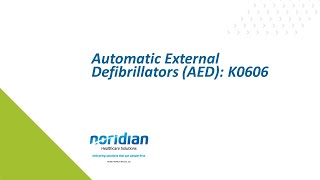 Automatic External Defibrillator AED K0606 [upl. by Brandon]