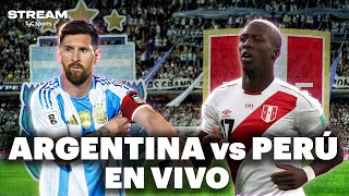 EN VIVO 🔴 ARGENTINA vs PERÚ  Eliminatorias Sudamericanas  Vivilo en TyC Sports [upl. by Idaf356]