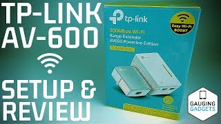 TPLink AV600 Powerline WiFi Extender Review and Setup Tutorial [upl. by Edithe]