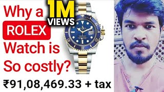 Why Rolex Watch is So Costly  Tamil  Madan Gowri [upl. by Knute]