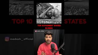 Top 10 Poorest States In India 😱😳 [upl. by Goerke]