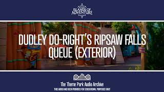 Dudley Do Rights Ripsaw Falls  Queue Exterior  Islands of Adventure [upl. by Neiluj]