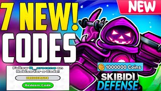 NEW UPDATE NEW CODE FOR SKIBIDI TOWER DEFENSE NOVEMBER 2024 SKIBIDI TOWER DEFENSE CODE [upl. by Loree]