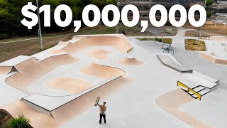 Skating A 10 Million Dollar Mega Skatepark By Myself [upl. by Sartin]