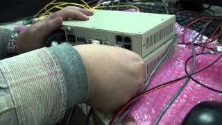 4 Ethernet over E1 interface converter  testing port isolation feature [upl. by Burnight626]