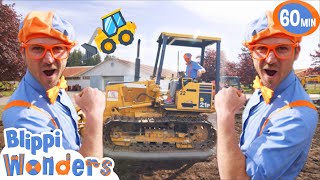 Blippi Learns About Bulldozers and Excavators  Blippi amp Blippi Wonders Educational Videos for Kids [upl. by Berk]