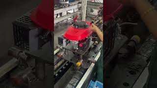 Do you know how a lawn mower is made😊engine tiller yardwork factory [upl. by Ozen]