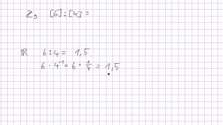 Mathematik für Informatik Studenten 54  Algebraische Grundstrukturen  Division [upl. by Ellynn]