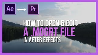 Quick Fix How to Open a Motion Graphics Template in Adobe After Effects [upl. by Belicia]