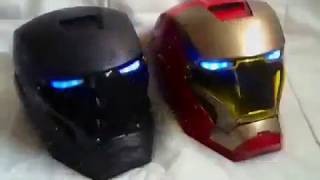 Casco Iron man moto Iron man moto Helmet [upl. by Leo]