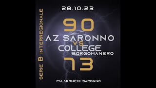 BInt 2324  5a  Robur Saronno vs College Borgomanero [upl. by Odella]