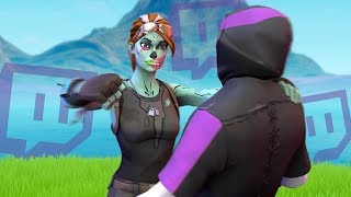 Killing Twitch Streamers with reactions  Fortnite Battle Royale [upl. by Feliza]