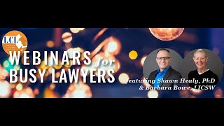 Staying Sober in the Legal Profession During the Holidays Webinar [upl. by Constantine]