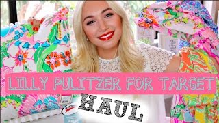 HUGE LILLY PULITZER FOR TARGET HAUL W TRY ON  SimplyAlexandra321 [upl. by Euqilegna]