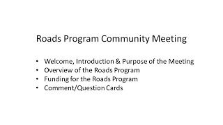 Turlock Roads Program Community Meeting on 6424 [upl. by Ehling618]