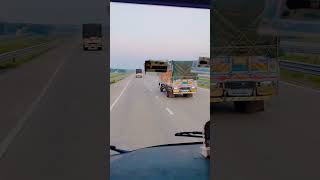 Highway road on drive masti truck driver short video YouTubeber [upl. by Dorelle]