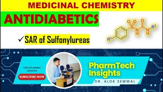 SAR of Sulfonylureas Antidiabetic agents [upl. by Kim]