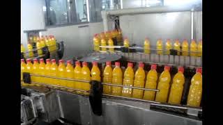 Bottle juice tilt sterilizing conveyor and pasteurizing cooling tunnel [upl. by Vivianna]