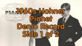 1960s Hohner Pianet Demo Record Side 1 of 2 [upl. by Osy]