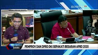 Akhirnya Pemprov Dan DPRD DKI Jakarta Sepakati Besaran APBD 2020 [upl. by Atsiuqal449]