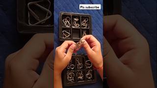 Solution of K shaped metal puzzle to full tutorialshorttrendingviralviralshort viralvideo [upl. by Macdermot195]