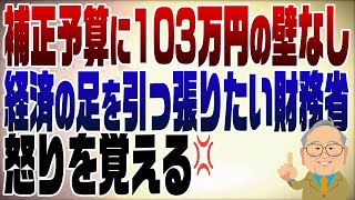 1163回 補正予算に基礎控除引き上げなし！しれっと能登の復興予算を入れる 先ずは謝れ！財務省よ [upl. by Inalel]