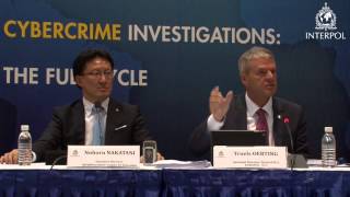 Press Conference Annual INTERPOL  Europol Cybercrime Conference Singapore 2014 [upl. by Macario]